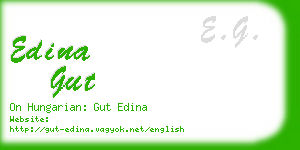 edina gut business card